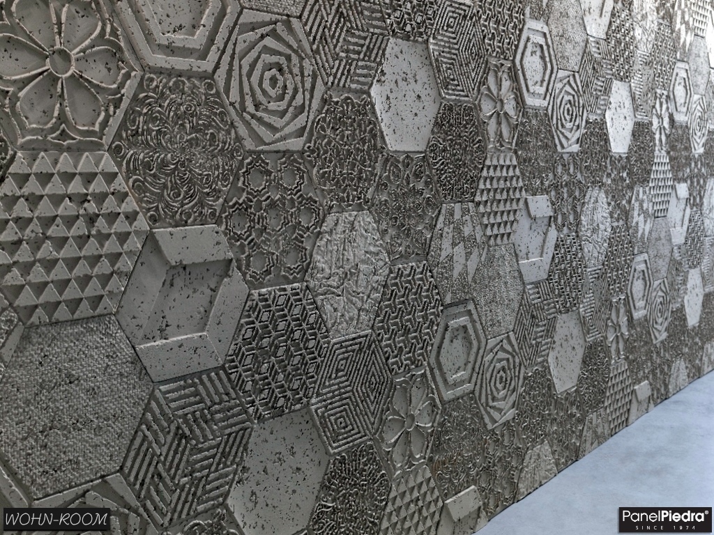 wandverkleidung_beton_hexagonal_panelpiedra_wohn-room